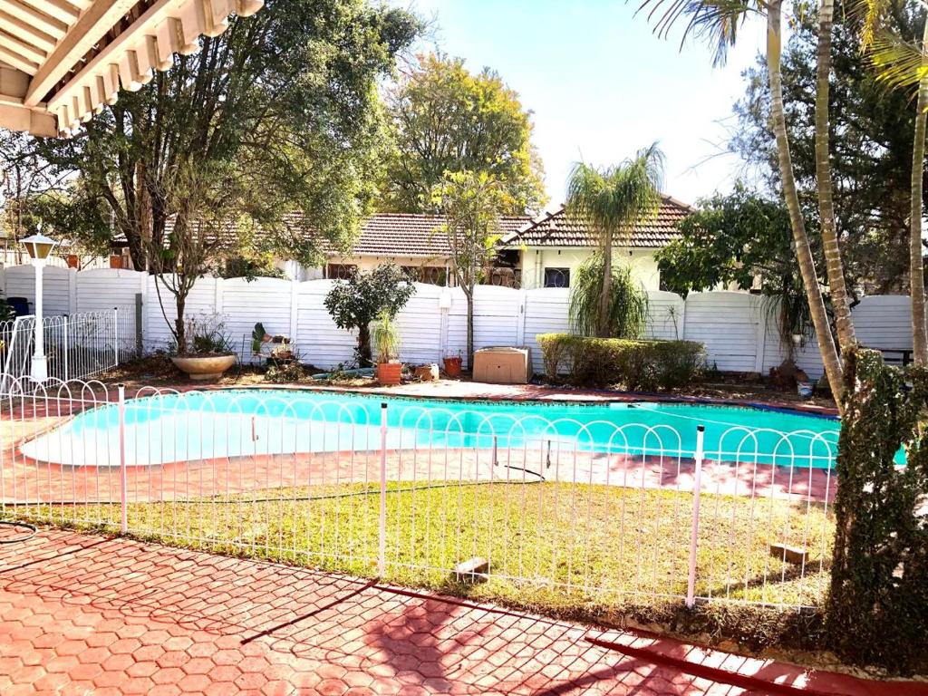 Swimming pool and garden at Chapman Guest House